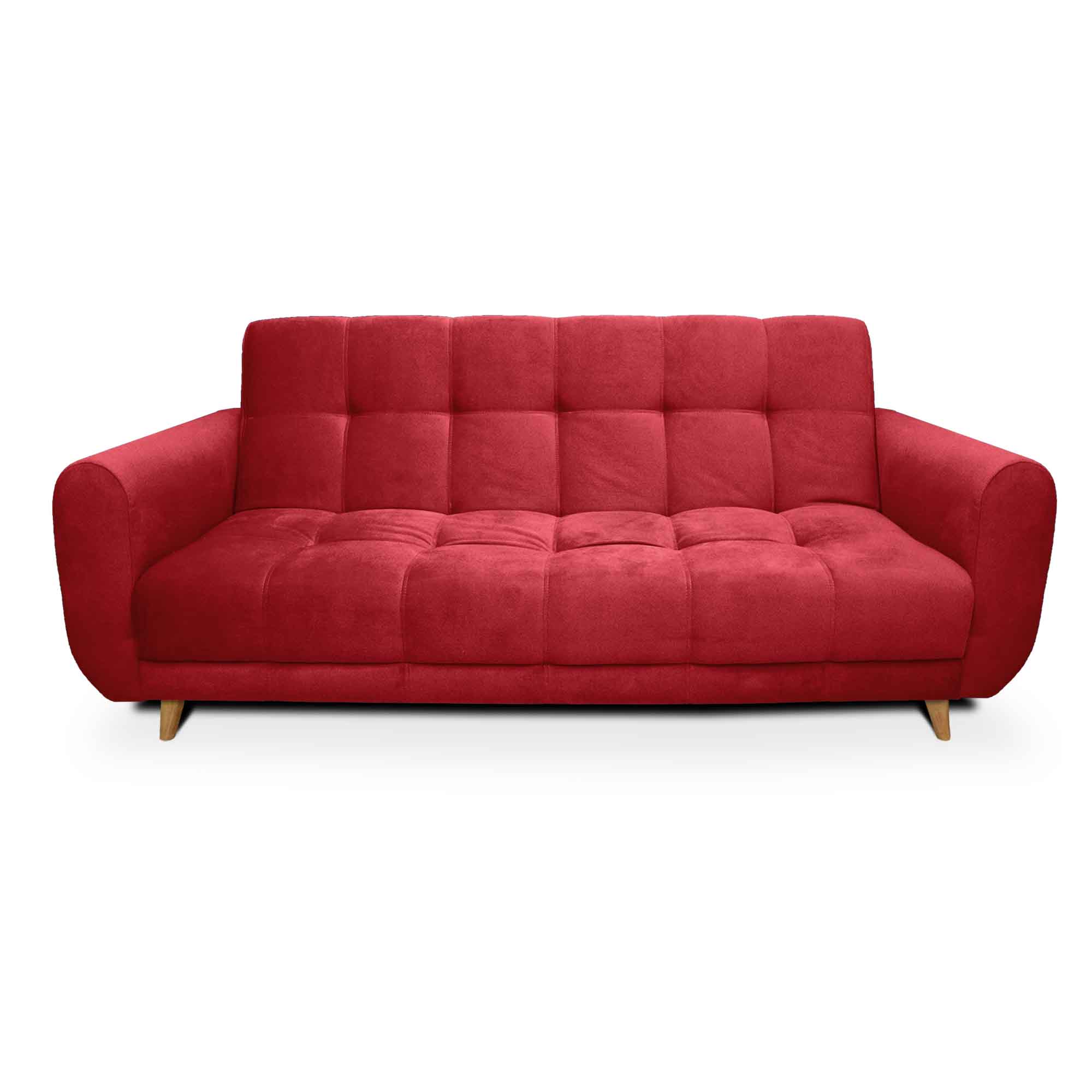 Sofa Cama Comfort Sistema Clic Clac Color Rojo (1)
